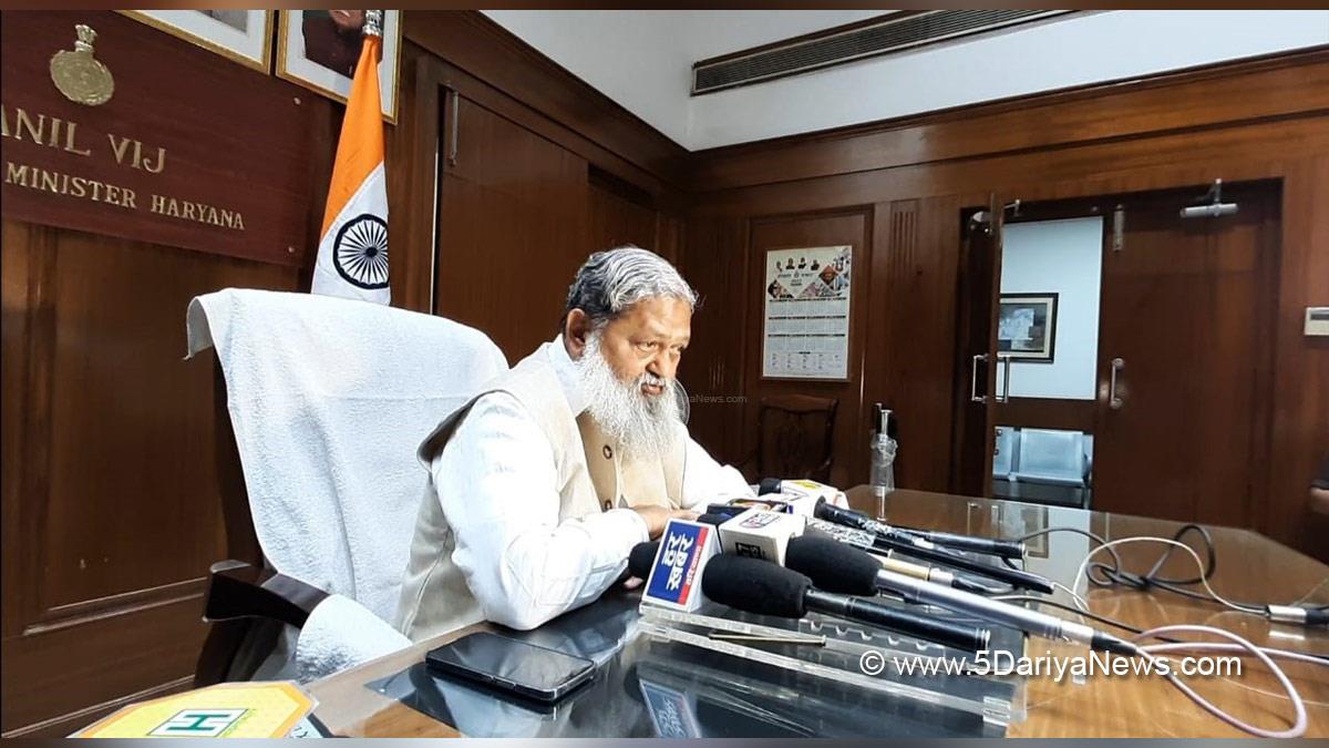 Anil Vij, Haryana, Bharatiya Janata Party, BJP, BJP Haryana