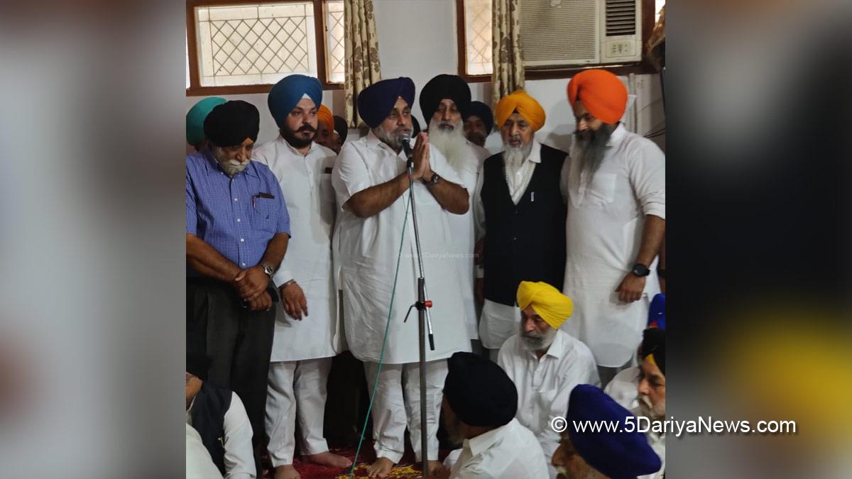 Sukhbir Singh Badal, Shiromani Akali Dal, SAD, Akali Dal, Arvind Kejriwal, Satluj Yamuna Link