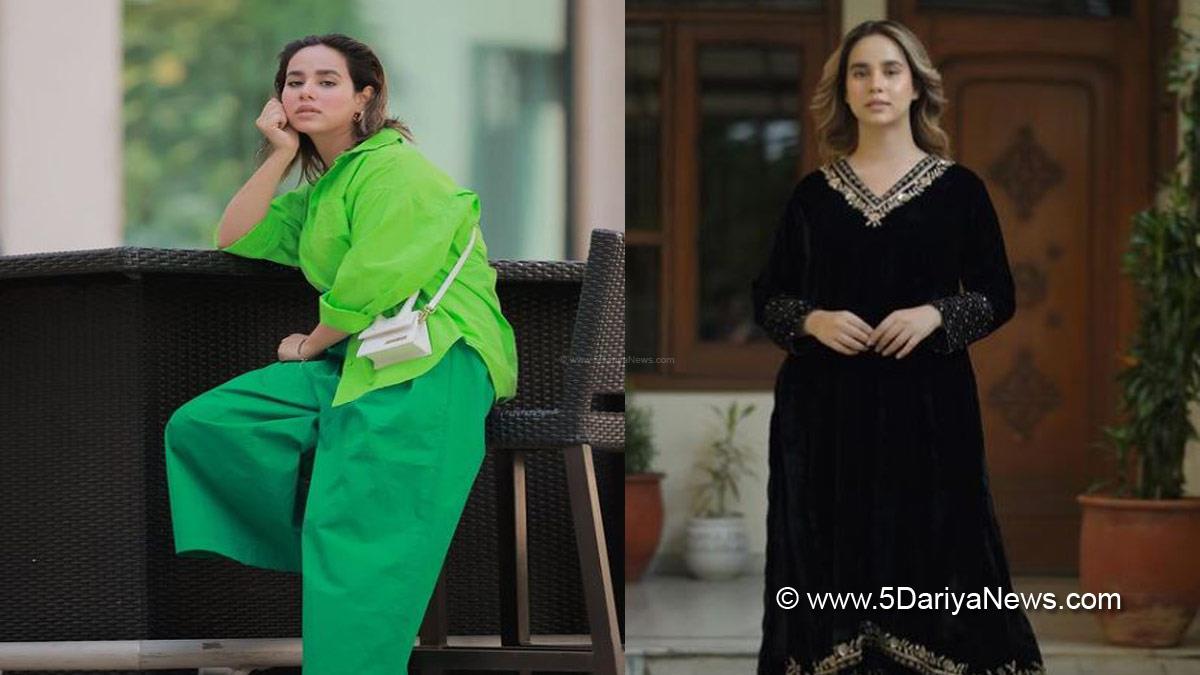 Fashion , Pollywood , Sunanda Sharma , Embroidered Velvet Suit , Singer , Dancer , Chori Chori , Sangeeta Boochra , Satpreet Makeup Artist , Actress