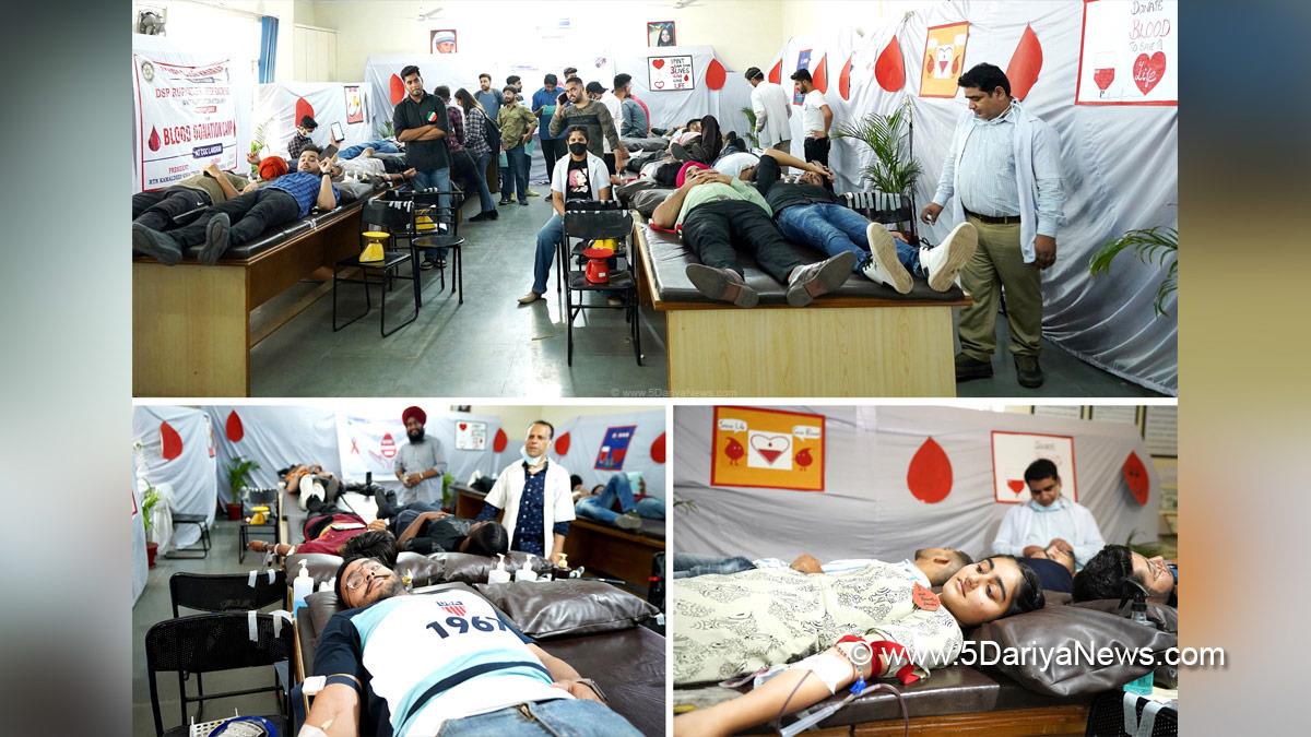 CGC Landran, Landran, Chandigarh Group Of Colleges, Satnam Singh Sandhu, Rashpal Singh Dhaliwal, Blood Donation Camp, Blood Camp