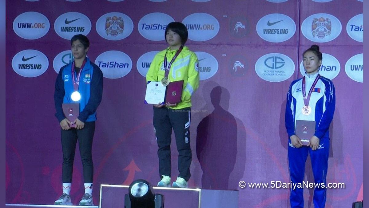 Sports News, Wrestling, Wrestler,  Asian Wrestling Championships, Anshu Malik