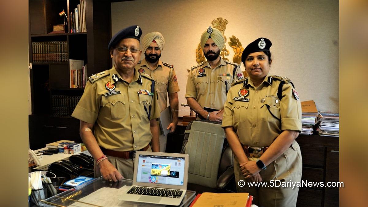 V.K. Bhawra, Punjab Admin,  Director General of Police, DGP, Cyber Crime