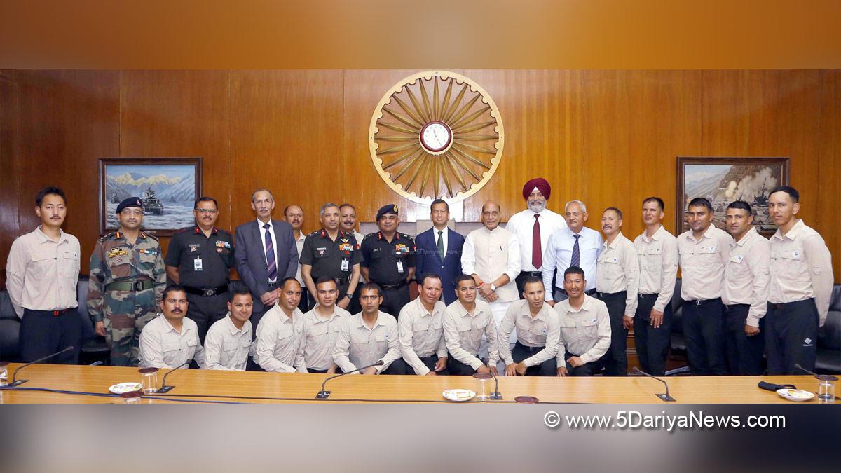 Rajnath Singh, Union Defence Minister, Defence Minister of India, BJP, Bharatiya Janata Party, Raksha Mantri, Tiranga Mountain Rescue Team, TMR, Army