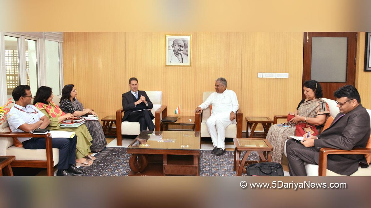 Bhupender Yadav, BJP, Bharatiya Janata Party, Union Minister of Environment, Forest and Climate Change, Bhupender Yadav, H.E. Francesco La Camera Director General, International Renewable Energy Agency, IRENA