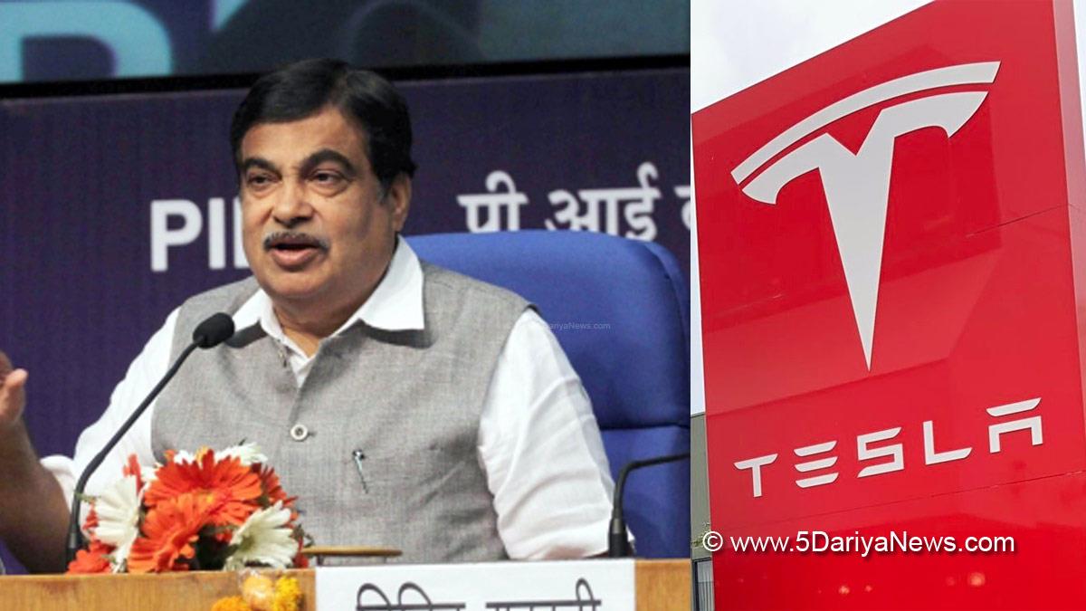 Nitin Gadkari, BJP, Bharatiya Janata Party, Union Minister of Road Transport & Highways, Tesla, Elon Musk, Tesla Cars, Twitter, Electronic Vehicles