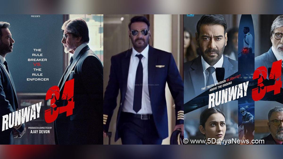Bollywood , Entertainment , Mumbai , Actor , Cinema , Hindi Films , Movie , Mumbai News , Runway 34 , Ajay Devgn , Rakulpreet Singh , Amitabh Bachchan , Tamilrockers , Telegram , Runway 34 Leaked  
