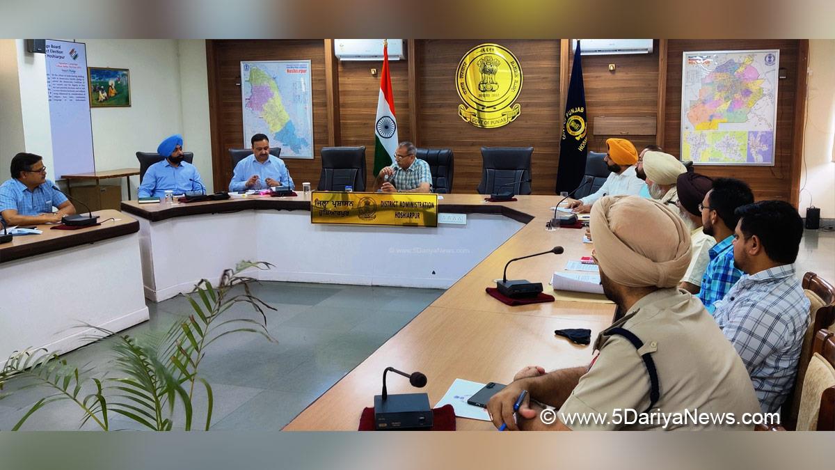 DC Hoshiarpur, Deputy Commissioner Hoshiarpur, Sandeep Hans, Hoshiarpur