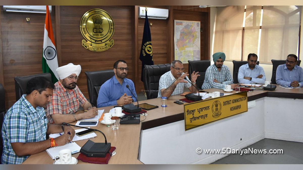 DC Hoshiarpur, Deputy Commissioner Hoshiarpur, Sandeep Hans, Hoshiarpur