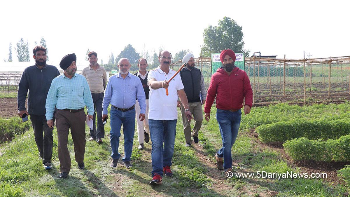 Agriculture, Director Agriculture Kashmir, Chowdhary Mohammad Iqbal, Srinagar, Kashmir, Jammu And Kashmir, Jammu & Kashmir, Kashmir Valley, Seed Multiplication Farm
