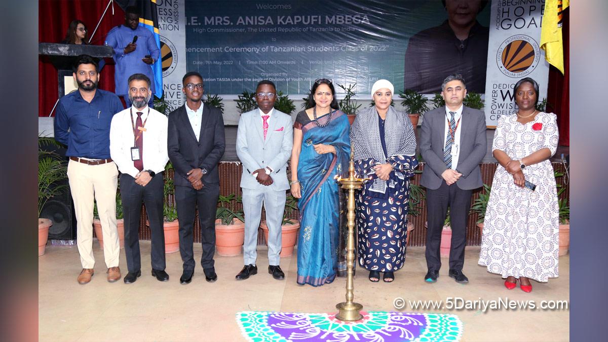 Lovely Professional University, Jalandhar, Phagwara, LPU, LPU Campus, Ashok Mittal, High Commissioner Of Tanzania to India Anisa Mbega, Tanzania, India, Dr Sorabh Lakhanpal