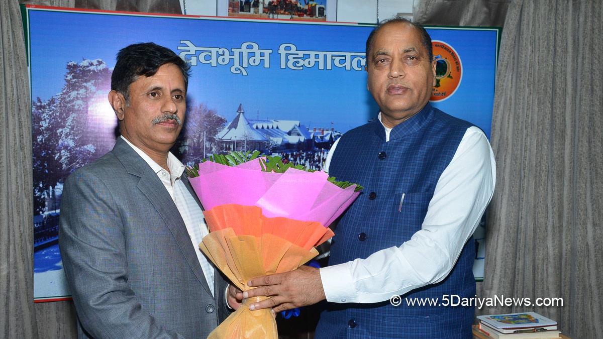 Jai Ram Thakur, Himachal Pradesh, Himachal, Bharatiya Janata Party, BJP, BJP Himachal, Shimla, Chief Minister of Himachal Pradesh, BJP Himachal Pradesh, Vice-Chancellor of H.P. Technical University, Hamirpur Professor Shashi Kumar