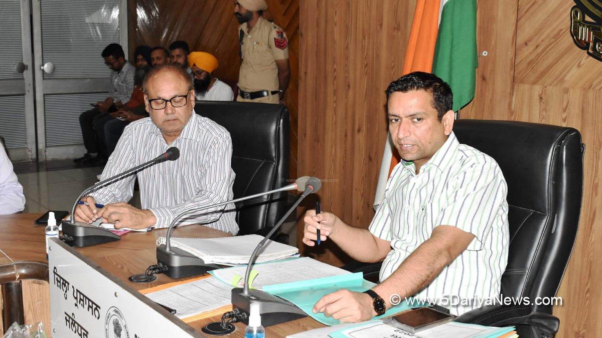 DC Jalandhar, Ghanshyam Thori, Jalandhar, Deputy Commissioner Jalandhar    