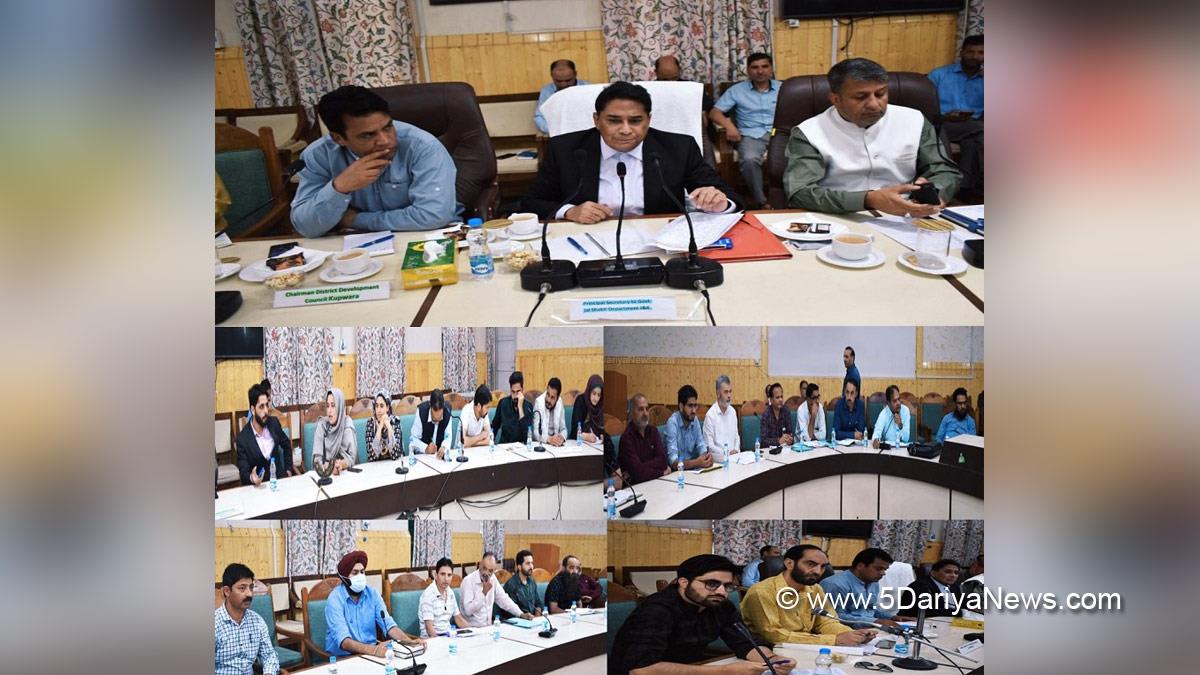 JK Admin, Principal Secretary, Jal Shakti, Ashok Kumar Parmar, Kupwara, Irfan Sultan Panditpori and Haji Farooq Ahmad Mir, Jammu & Kashmir, Srinagar, Jammu