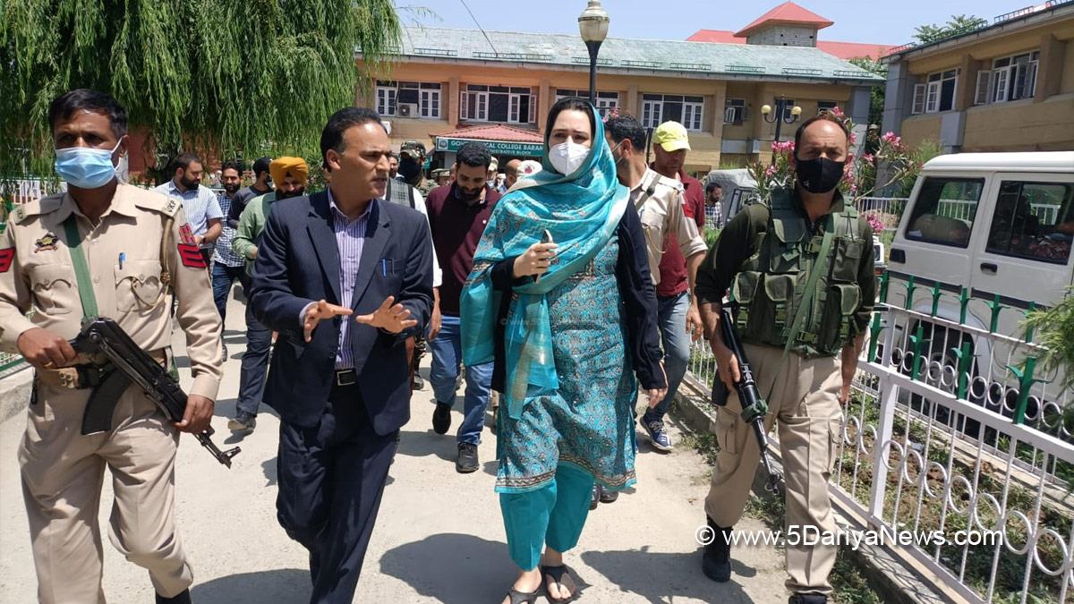 DDC Baramulla, Deputy Commissioner Baramulla, Dr. Syed Sehrish Asgar, Baramulla, Kashmir, Jammu And Kashmir, Jammu & Kashmir, Government Medical College Baramulla