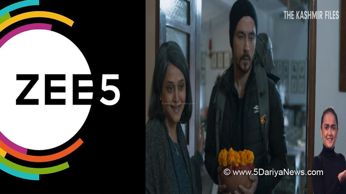 The Kashmir Files, The Kashmir Files Indian Sign Languages, Indian Sign Languages, Bollywood, Vivek Agnihotri, Zee5, OTT Platform