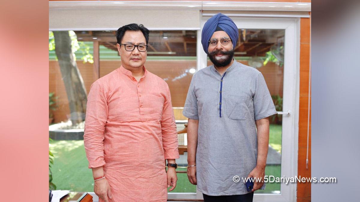 Kiren Rijiju, BJP, Bharatiya Janata Party, Union Minister of Law and Justice