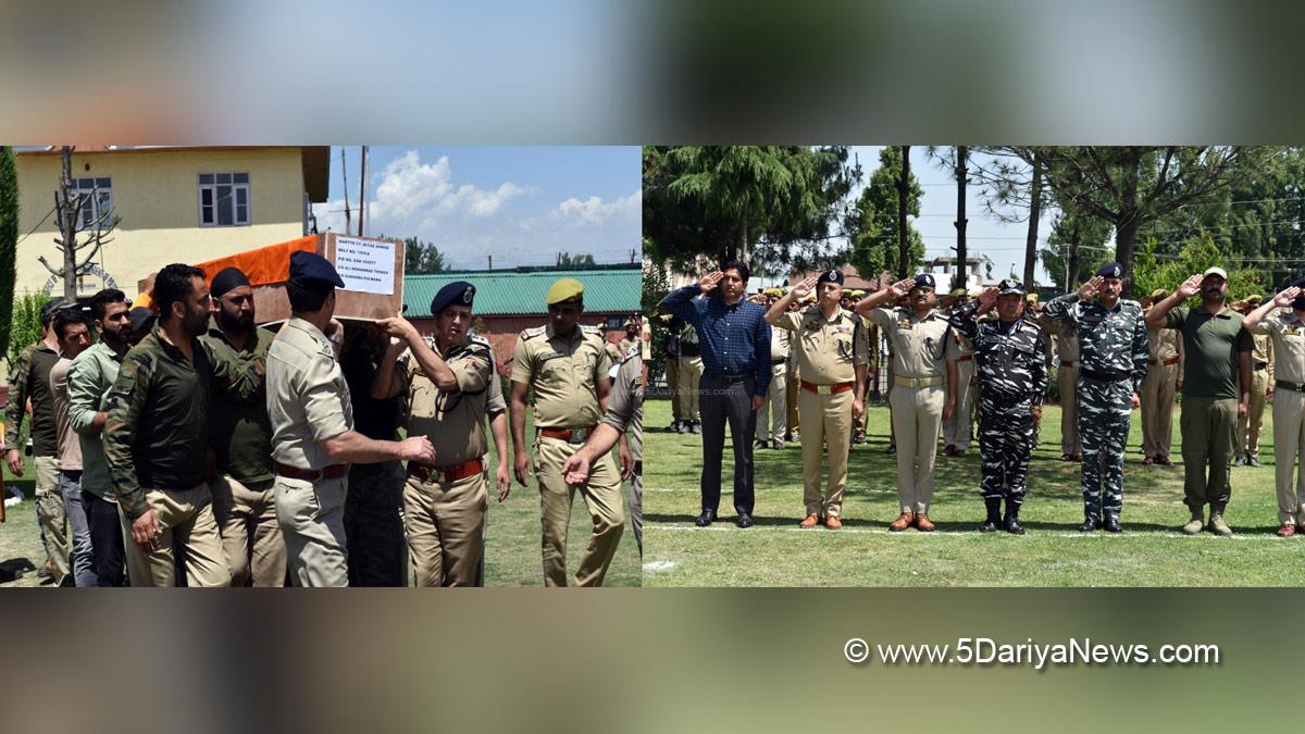 Obituary, Martyr Riyaz Ahmad, Abdul Jabbar, Deputy Commissioner Pulwama, Baseer ul Haq Chowdary, Pulwama, Kashmir, Jammu And Kashmir, Jammu & Kashmir