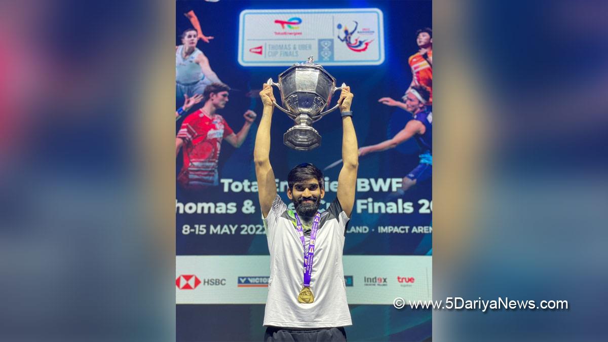 Sports News, Badminton, Thomas Cup Champions, Kidambi Srikanth