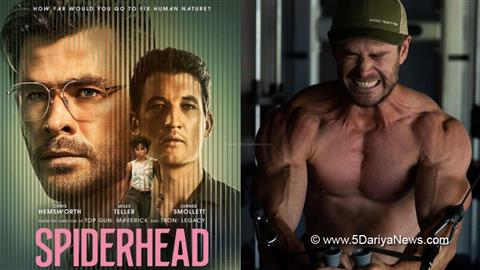 Spiderhead, Spiderhead Trailer, Chris Hemsworth, Miles Teller, George Saunders, Netflix Movie, Rhett Reese, Paul Wernick