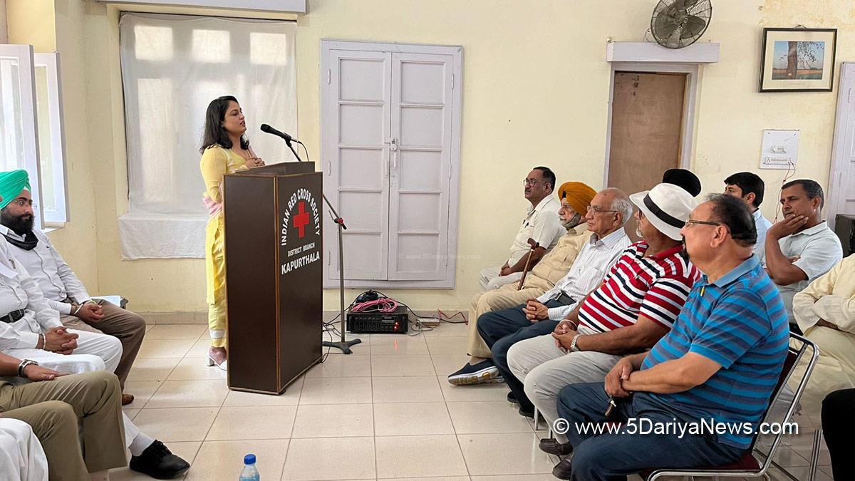 Dr Preet Kanwal. Red Cross, Indian Red Cross Society, World Red Cross Day 2022, World Red Cross Day, Be Human Kind, Red Cross Society Kapurthala, BeHumankind, Kapurthala