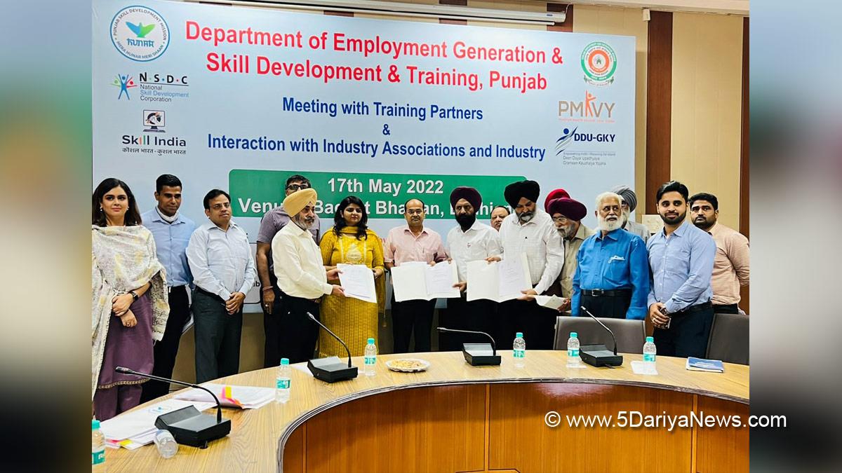 Deepti Uppal, Punjab Admin, Punjab Skill Development Mission, Director General Employment Generation, Skill Development & Training, Kumar Rahul, Surabhi Malik
