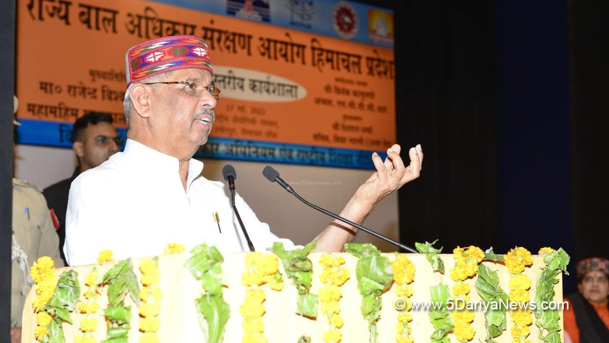 Rajendra Vishwanath Arlekar, Himachal Pradesh, Himachal, Bharatiya Janata Party, BJP, BJP Himachal, Shimla, Raj Bhawan, Hamirpur, Right to Education Act and National Education Policy, National Education Policy-2020