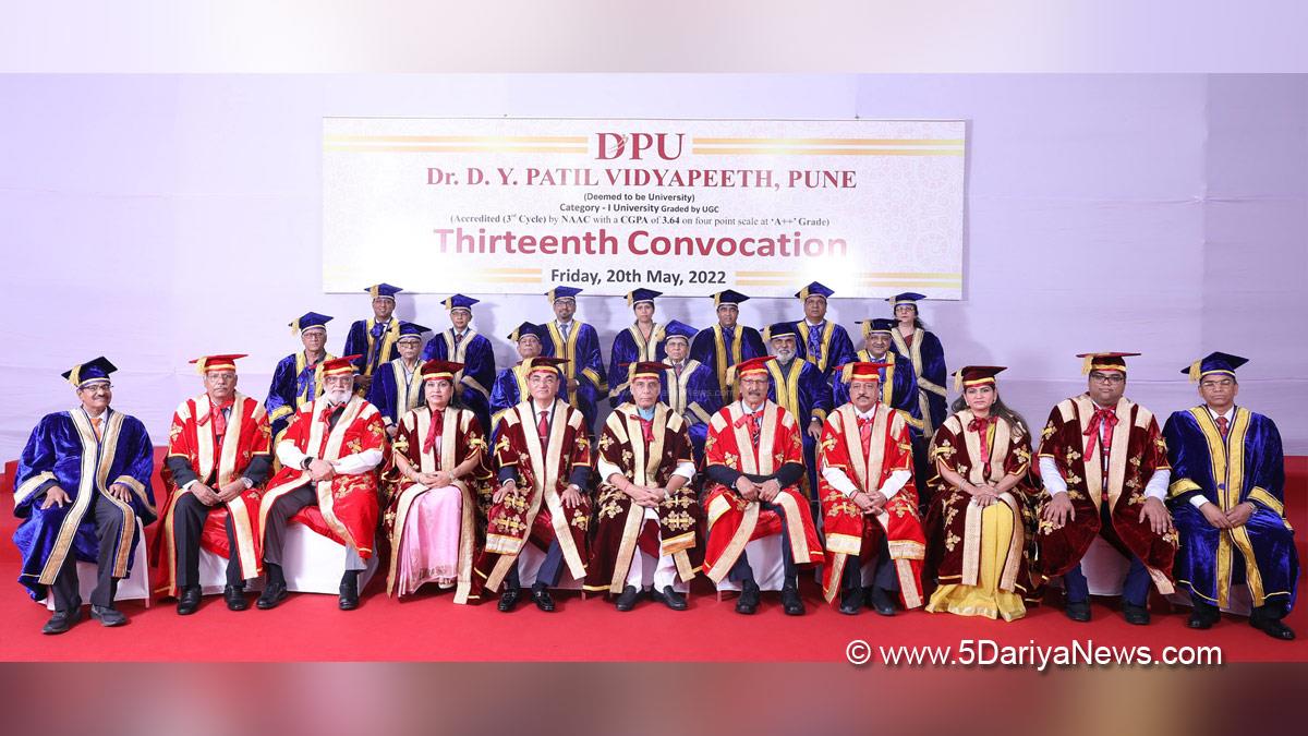 Rajnath Singh, Union Defence Minister, Defence Minister of India, BJP, Bharatiya Janata Party, Raksha Mantri, Dr DY Patil Vidyapeeth, Pune, Aatmanirbhar Bharat
