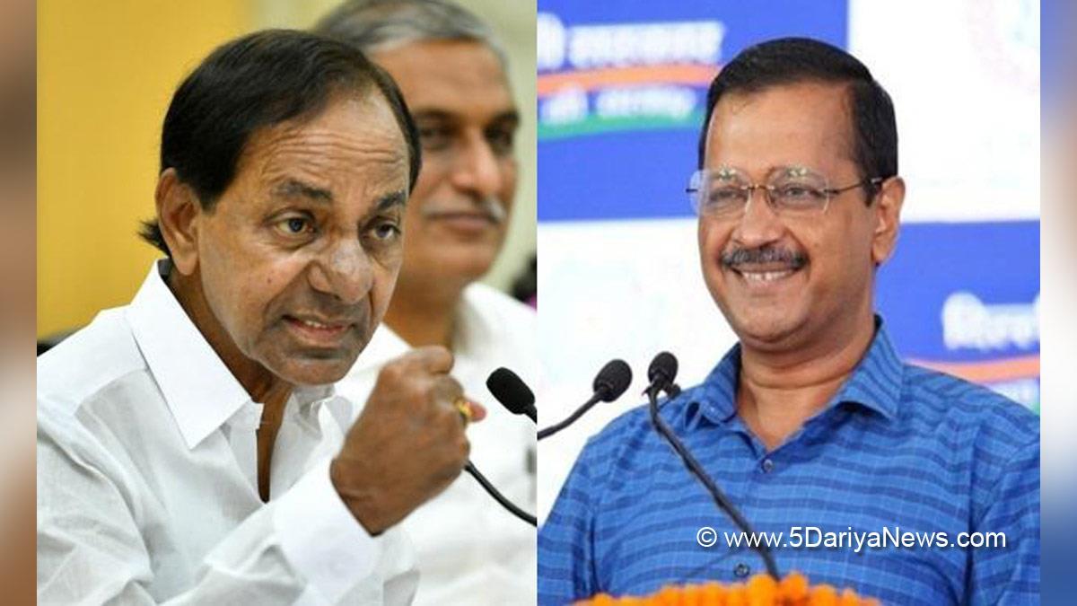 K  Chandrashekar Rao, K. Chandrashekar Rao, Kalvakuntla Chandrashekhar Rao, Telangana Rashtra Samithi, TRS, Telangana, Hyderabad, KCR, Arvind Kejriwal, AAP, Aam Aadmi Party, Delhi Chief Minister, New Delhi