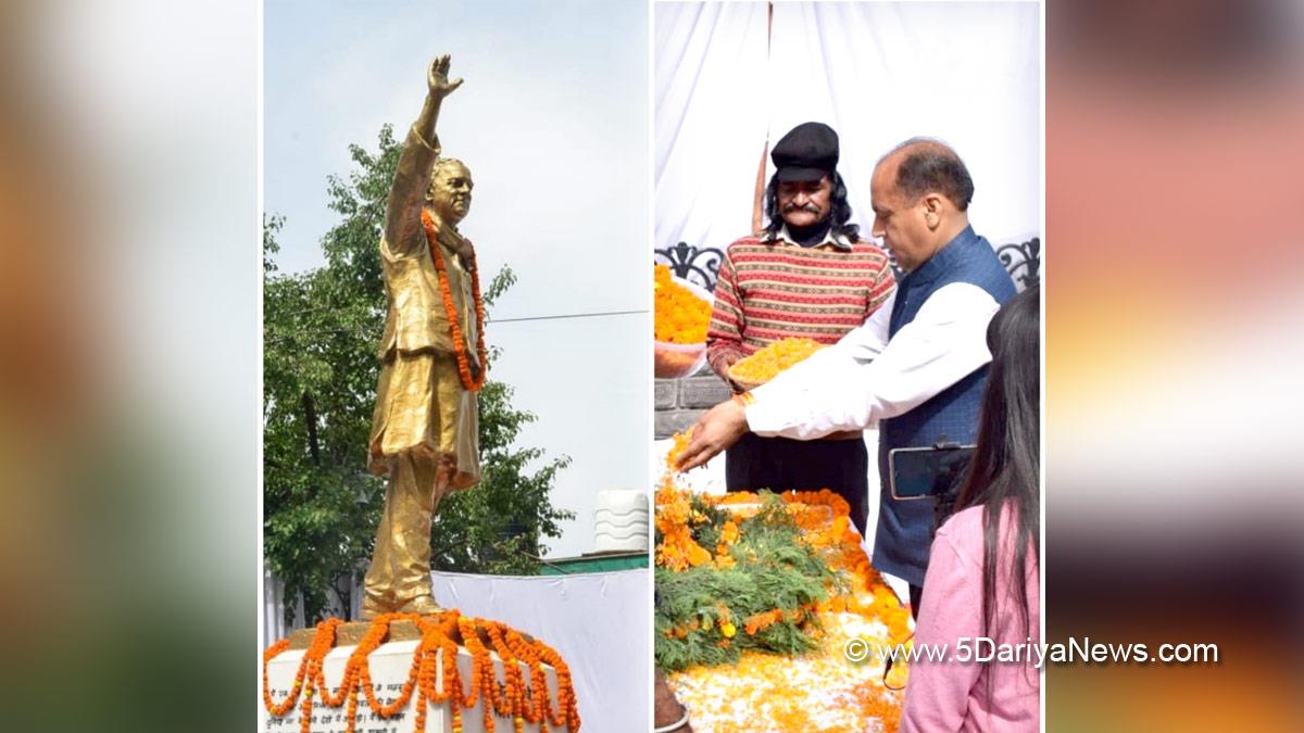 Jai Ram Thakur, Himachal Pradesh, Himachal, Bharatiya Janata Party, BJP, BJP Himachal, Shimla, Chief Minister of Himachal Pradesh, BJP Himachal Pradesh, Rajiv Gandhi, Sadbhavana Chowk, Chhota Shimla