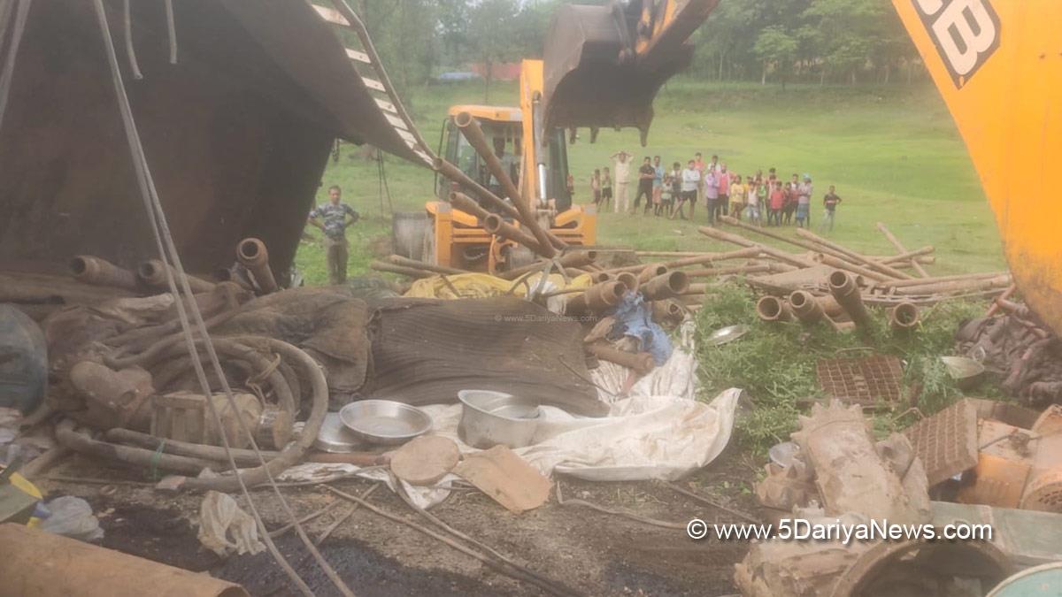Hadsa India, Hadsa, Bihar, Truck Overturns, Eight Labourers Died