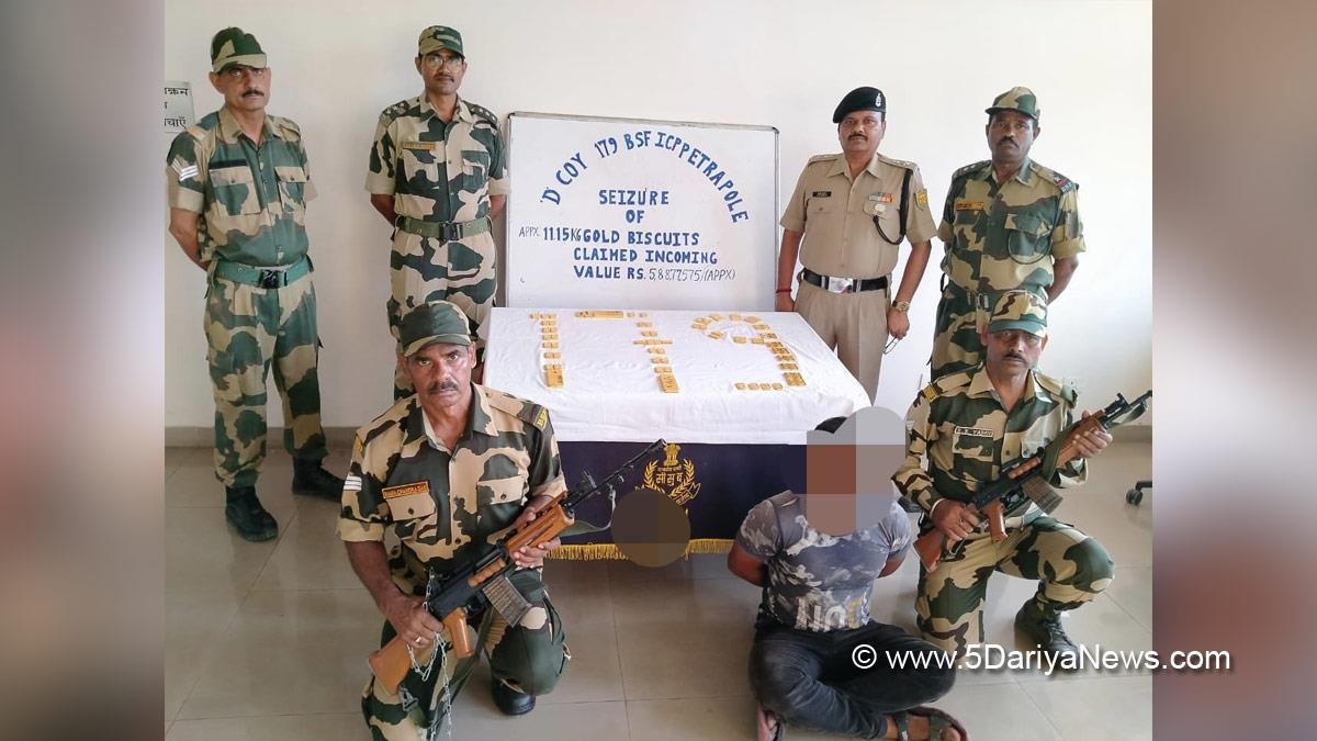 Crime News India, Crime News, Border Security Force, BSF, Seizes Gold