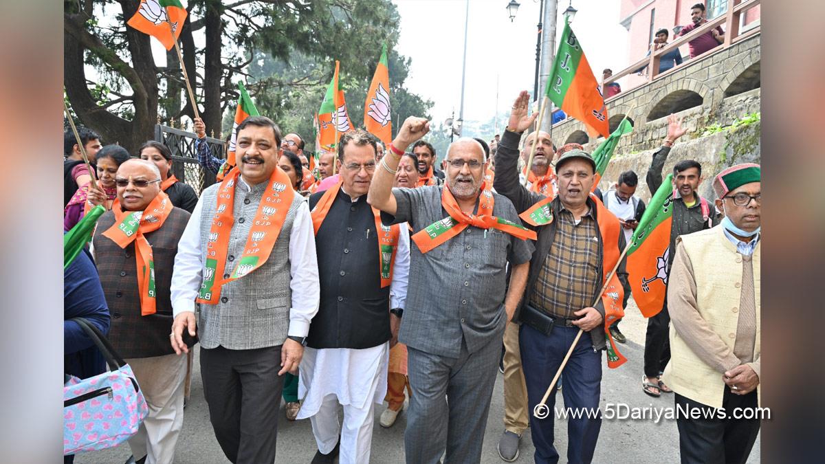 Suresh Kashyap, Himachal Pradesh, Himachal, Bharatiya Janata Party, BJP, BJP Himachal, Shimla, BJP Himachal Pradesh, Suresh Bhardwaj, Avinash Rai Khanna,Trilok Jamwal