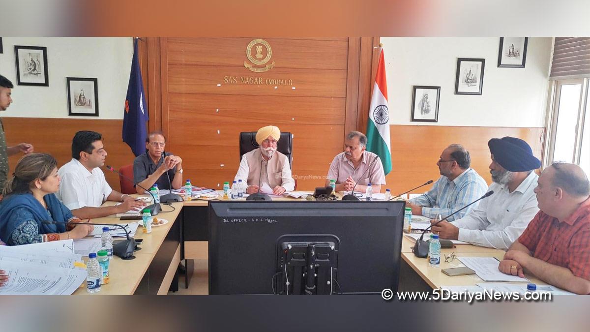 DC Mohali, Amit Talwar, Deputy Commissioner Mohali, S.A.S. Nagar, S.A.S. Nagar Mohali, Mohali, Sahibzada Ajit Singh Nagar, National Green Tribunal