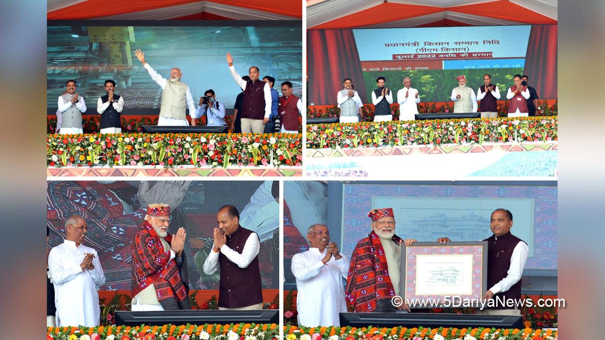 Narendra Modi, Modi, Prime Minister of India, Prime Minister, Narendra Damodardas Modi, Jai Ram Thakur, Himachal Pradesh, Himachal, Bharatiya Janata Party, BJP, BJP Himachal, Shimla, Chief Minister of Himachal Pradesh, BJP Himachal Pradesh,Garib Kalyan Sammelan