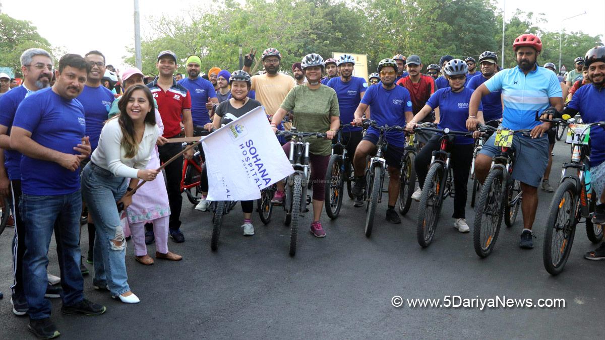 Special Day, World No Tobacco Day 2022 , World No Tobacco Day , No Tobacco Day , No Tobacco Day 2022,Sohana Hospital, Mohali,Cycleworx, Chandigarh Traffic Police, Cyclothon, Sukhna Lake Chandigarh