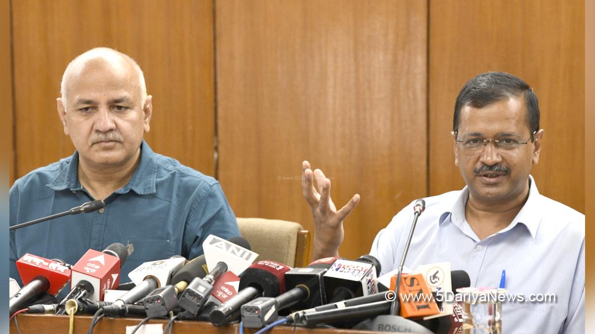 Arvind Kejriwal, AAP, Aam Aadmi Party, Delhi Chief Minister, New Delhi, Deputy Chief Minister Manish Sisodia