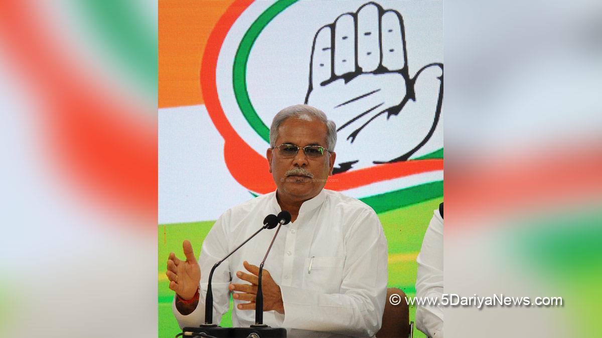 Bhupesh Baghel, Indian National Congress, Congress, All India Congress Committee, Chhattisgarh, Raipur, Chief Minister of Chhattisgarh, Prime Minister, Narendra Modi