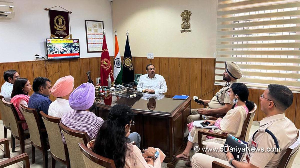 Chander Gaind, Patiala Divisional Commissioner, Divisional Commissioner Patiala