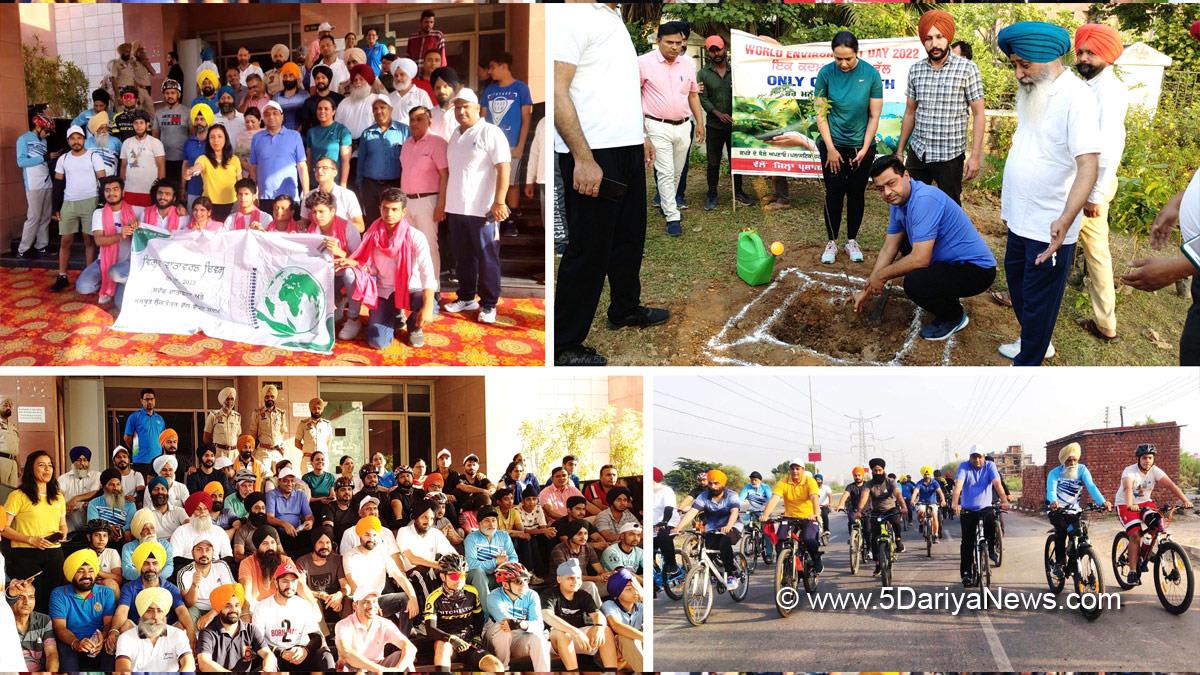 DC Mohali, Amit Talwar, Deputy Commissioner Mohali, S.A.S. Nagar, S.A.S. Nagar Mohali, Mohali, Sahibzada Ajit Singh Nagar, Nehru Youth Centre, District Administration Mohali, Each one Plant one, World Environment Day, World Environment Day 2022, Environment Day, Environment, Indian Environment
