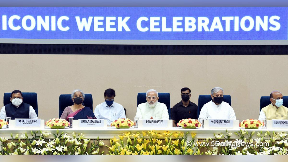 Narendra Modi, Modi, BJP, Bharatiya Janata Party, Prime Minister of India, Prime Minister, Narendra Damodardas Modi, Nirmala Sitharaman, Union Minister for Finance & Corporate Affairs, Pankaj Chaudhary, Dr Bhagwat Kishanrao Karad, Jan Samarth Portal
