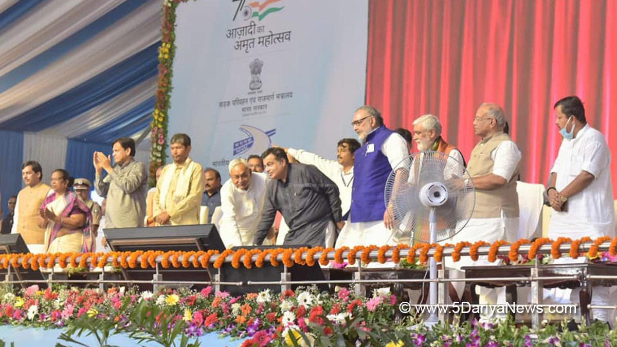 Nitin Gadkari, BJP, Bharatiya Janata Party, Union Minister of Road Transport & Highways, Patna, Bihar, Hajipur, Nitish Kumar, Patna, Bihar, Janata Dal United, Chief Minister of Bihar, Giriraj Singh