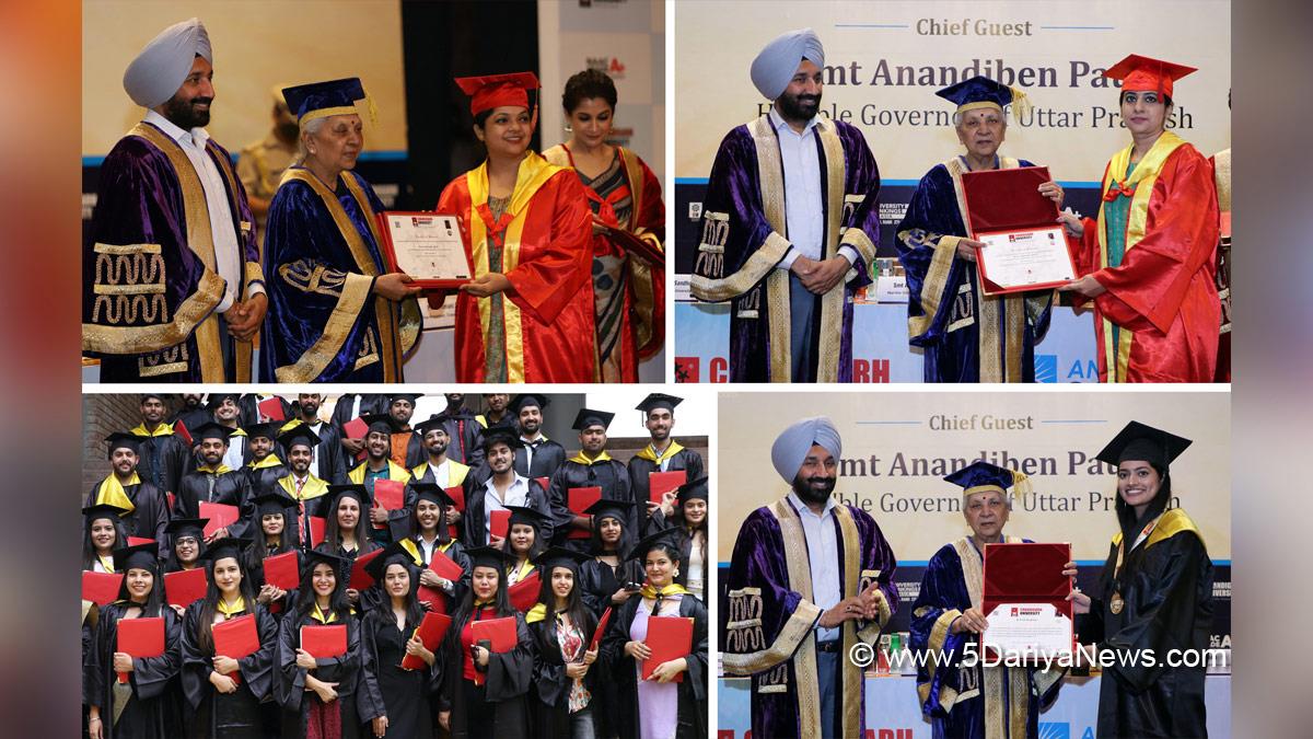 Anandiben Patel, BJP, Bharatiya Janata Party, Chandigarh University, Gharuan, Chandigarh University Gharuan, Chandigarh Group Of Colleges, Satnam Singh Sandhu, CGC Gharuan