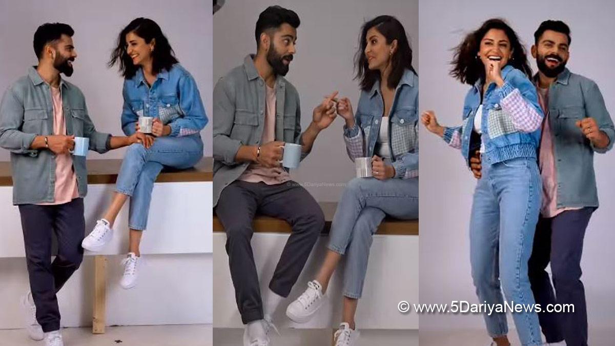 Anushka Sharma, Virat Kohli, Virushka, Anushka Virat Advertisement, Virat Kohli In Turban, Ad Shoot, Virat Anushka Ad Shoot, Vamika