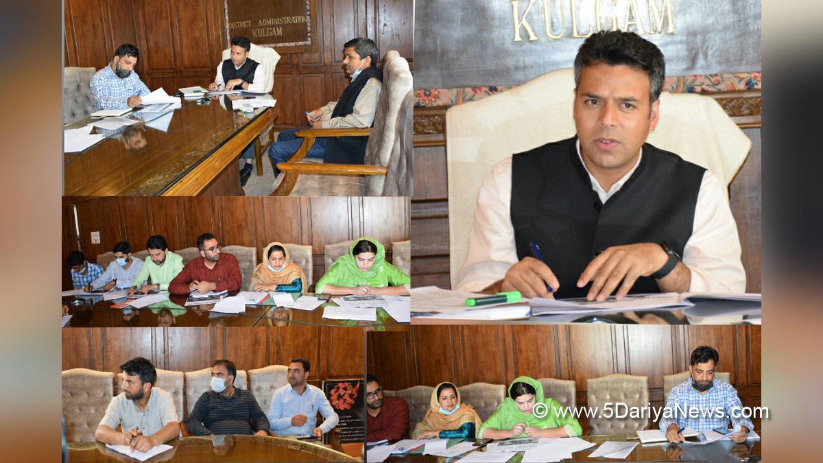 Deputy Commissioner Kulgam, Dr. Bilal Mohi-Ud-Din Bhat, Kulgam, Kashmir, Jammu And Kashmir, Jammu & Kashmir, Social Welfare Department