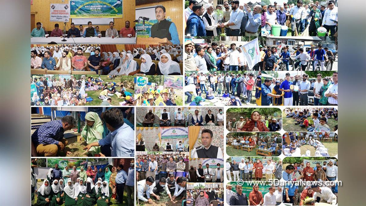 World Environment Day, World Environment Day-2022, Srinagar, Kashmir, Jammu And Kashmir, Jammu & Kashmir