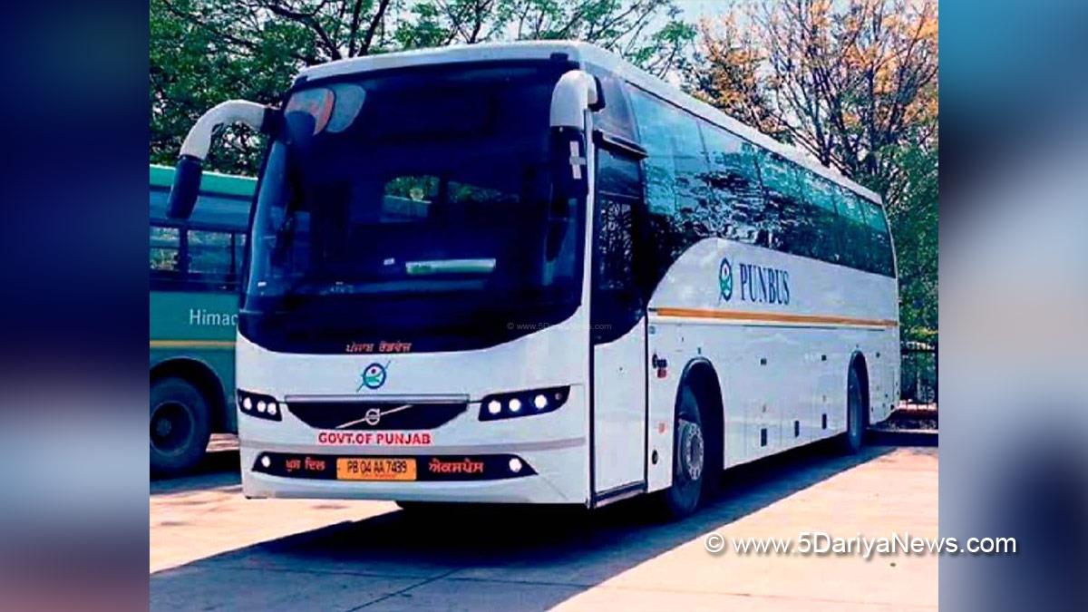 SBS Nagar to IGI Airport New Delhi, Punjab Roadways, PUNBUS