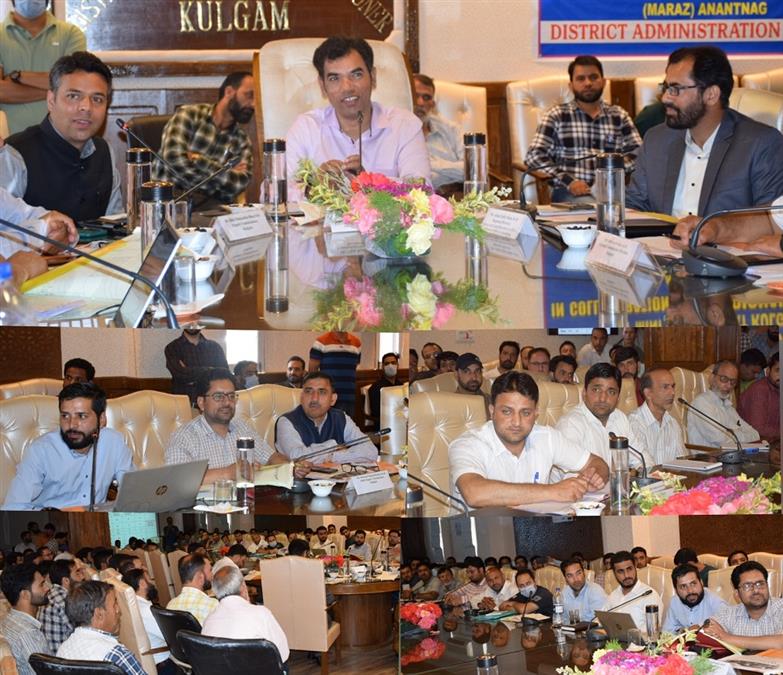 Deputy Commissioner Kulgam, Dr. Bilal Mohi-Ud-Din Bhat, Kulgam, Kashmir, Jammu And Kashmir, Jammu & Kashmir, Commissioner Secretary, Revenue, Vijay Kumar Bidhuri, ADC, Showkat Ahmad Rather, Regional Director SLR, Maraz Anantnag, Syed Hafeez Shah, ACR, Mir Imtiyaz-ul-Aziz