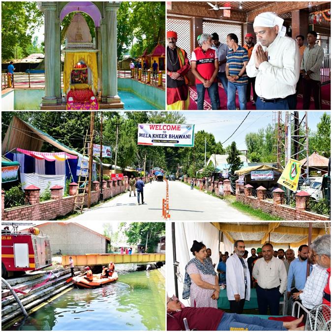 Pandurang Kondbara Pole, Divisional Commissioner, Deputy Commissioner Ganderbal, Shyambir, Ganderbal, Kashmir, Jammu And Kashmir, Jammu & Kashmir, Kheer Bhawani Temple Tullamulla 