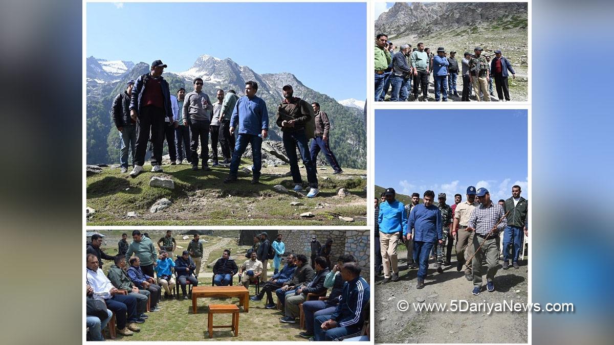DDC Anantnag, Deputy Commissioner, Dr Piyush Singla, Anantnag, Dr Piyush Singla, Kashmir, Jammu And Kashmir, Jammu & Kashmir, Shri Amarnath Ji Yatra 2022