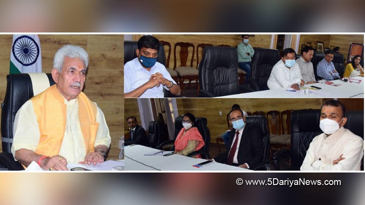 Manoj Sinha, Lieutenant Governor J&K, Raj Bhavan, Jammu, Srinagar, Kashmir, Jammu And Kashmir, Jammu & Kashmir, Shri Amarnath Ji, Chief Secretary, Dr Arun Kumar Mehta